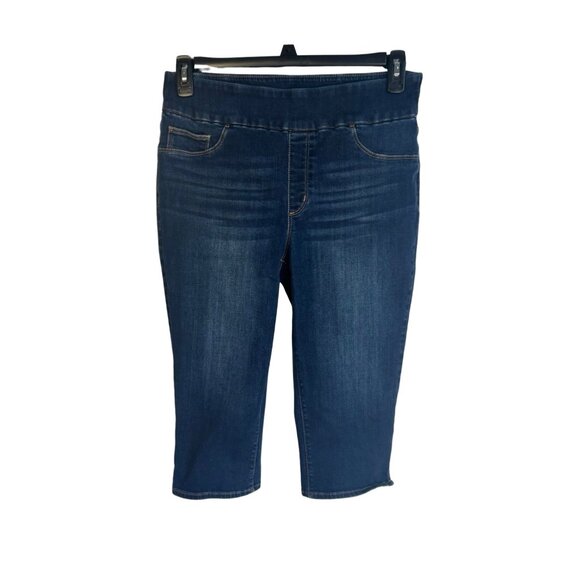Chico’s Slim Leg Denim Jean Capri Size 8R - Picture 1 of 6
